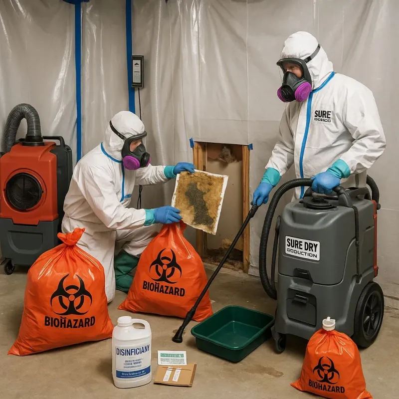 Contaminated Water Handling Protocols process in Stockbridge, MI